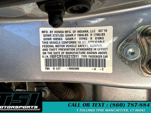 Used 2016 Honda Civic LX image 35