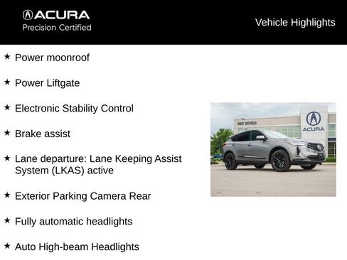 Certified 2025 Acura RDX SH-AWD image 13