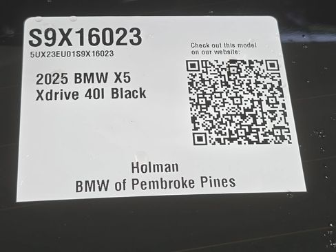 Certified 2025 BMW X5 xDrive40i w/ M Sport Package AWD/4WD image 22