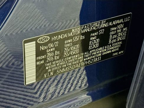 Certified 2023 Hyundai Santa Fe Calligraphy image 36