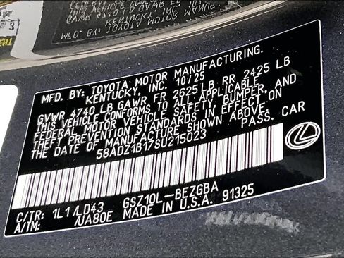 Used 2025 Lexus ES 350 w/ Premium Package FWD image 35