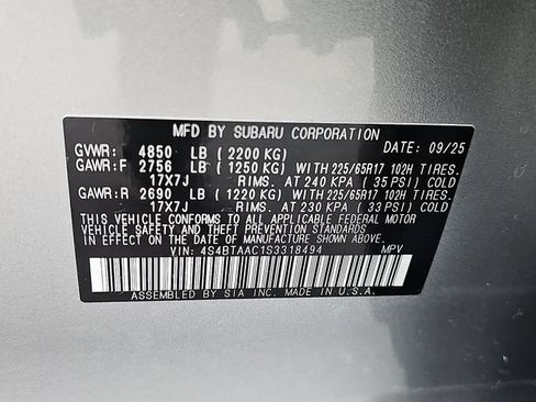 Used 2025 Subaru Outback AWD/4WD image 27
