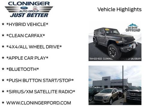 Used 2024 Jeep Wrangler Unlimited Rubicon 4xe AWD/4WD image 3