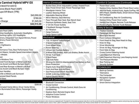 New 2026 Kia Carnival EX FWD image 8