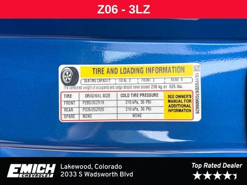 Used 2016 Chevrolet Corvette Z06 w/ 3LZ Preferred Equipment Group image 28