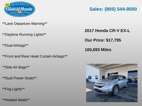 Used 2017 Honda CR-V EX-L image 9