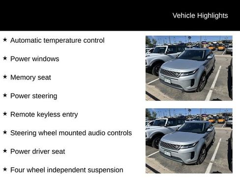 Used 2020 Land Rover Range Rover Evoque SE AWD/4WD image 12