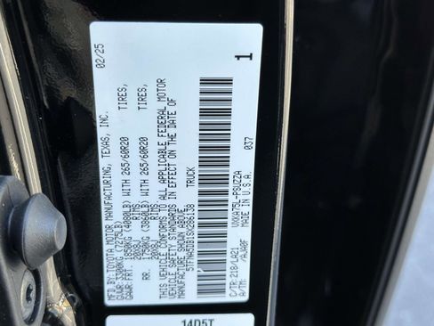 New 2025 Toyota Tundra Platinum image 26