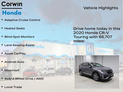 Used 2020 Honda CR-V Touring image 6