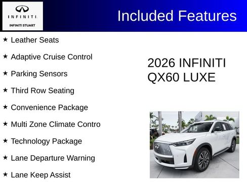 Certified 2026 INFINITI QX60 Luxe w/ Cargo Package FWD image 4
