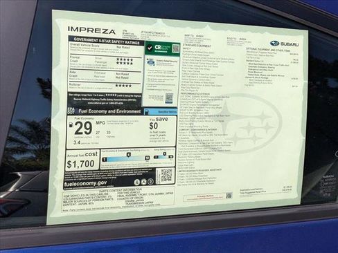 New 2026 Subaru Impreza 2.0i Sport AWD/4WD image 20