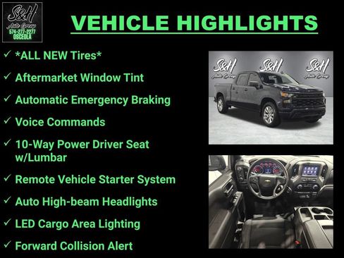 Used 2023 Chevrolet Silverado 1500 Custom AWD/4WD image 3