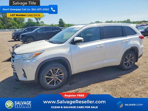 Used 2018 Toyota Highlander XLE AWD/4WD image 1