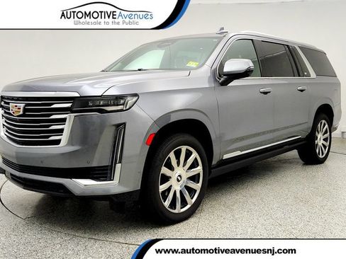 Used 2021 Cadillac Escalade ESV Premium Luxury Platinum w/ Heavy-Duty Trailer Package AWD/4WD image 1