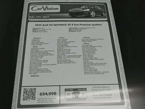 Used 2024 Audi A5 2.0T Premium w/ Convenience Package image 39