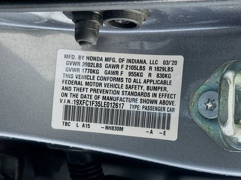 Used 2020 Honda Civic EX image 31