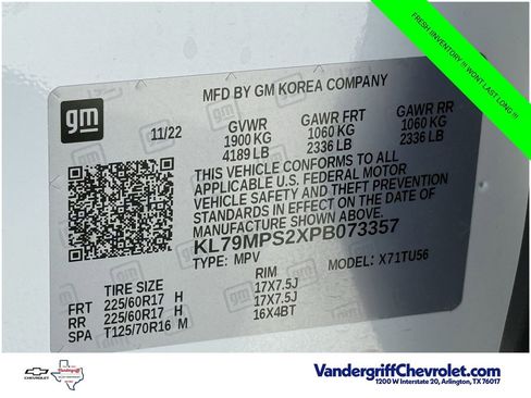 Certified 2023 Chevrolet TrailBlazer LT FWD image 26