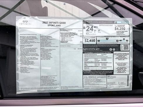 New 2027 INFINITI QX60 Sport AWD/4WD image 19