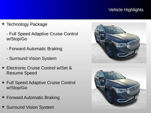 Used 2017 GMC Acadia Denali w/ Technology Package image 12