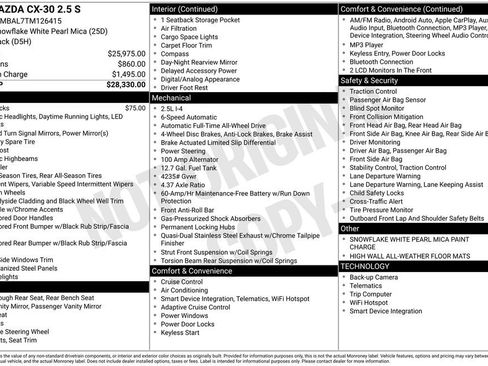 New 2026 MAZDA CX-30 AWD 2.5 S image 23