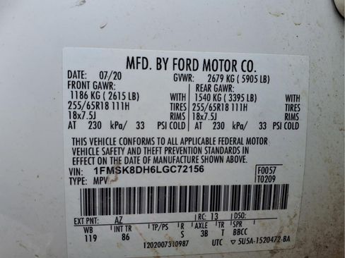 Used 2020 Ford Explorer XLT w/ Comfort Package AWD/4WD image 22