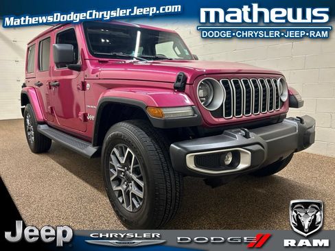 Used 2024 Jeep Wrangler Unlimited Sahara AWD/4WD image 1
