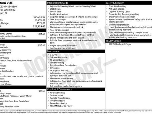 Used 2004 Saturn Vue AWD V6 w/ Comfort Pkg image 4