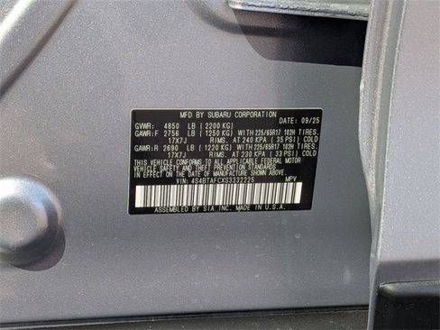 New 2025 Subaru Outback Premium image 34