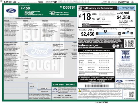 Used 2023 Ford F150 XLT w/ Equipment Group 302A High AWD/4WD image 4