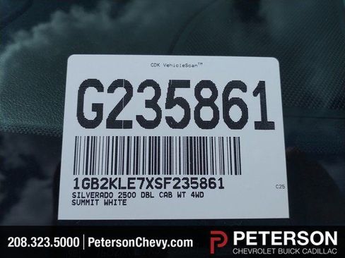 New 2025 Chevrolet Silverado 2500 W/T w/ WT Convenience Package image 25