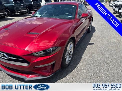 Used 2020 Ford Mustang Premium w/ Carbon Sport Interior Package RWD image 2