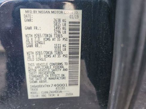 Used 2019 Nissan Frontier SV image 35