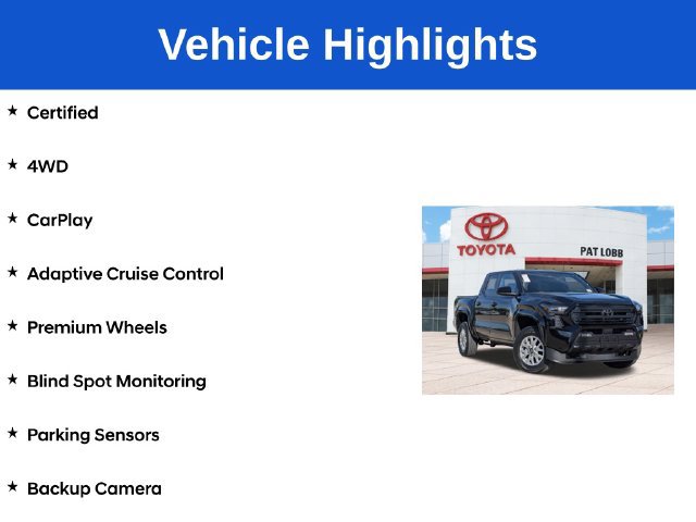 Certified 2024 Toyota Tacoma SR5 AWD/4WD image 5