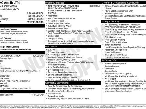Used 2022 GMC Acadia AT4 AWD/4WD image 2