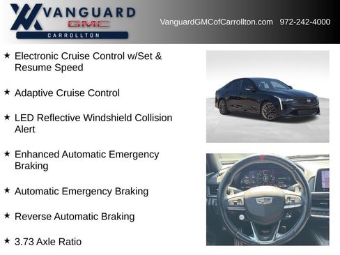 Used 2023 Cadillac CT4 V Blackwing w/ Driver Assist Package RWD image 12