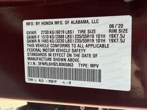 Used 2020 Honda Odyssey Elite image 28