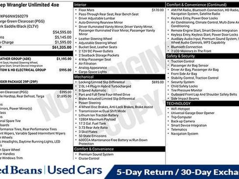 Used 2022 Jeep Wrangler Unlimited Sahara w/ Cold Weather Group image 43