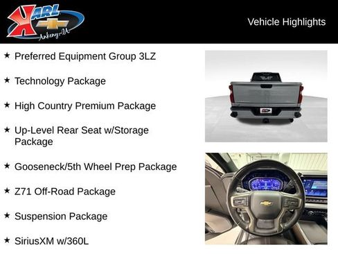 Certified 2024 Chevrolet Silverado 2500 High Country w/ High Country Premium Package AWD/4WD image 2