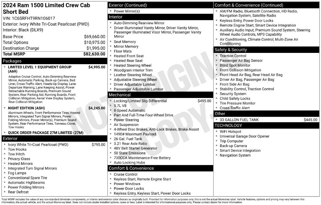 Used 2024 RAM 1500 Limited AWD/4WD image 28