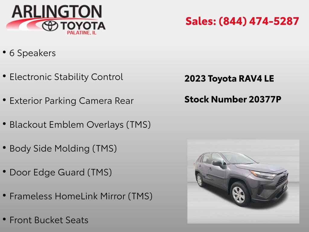 Used 2023 Toyota RAV4 LE AWD/4WD image 4