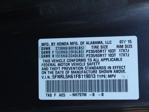Used 2015 Honda Odyssey EX-L image 42