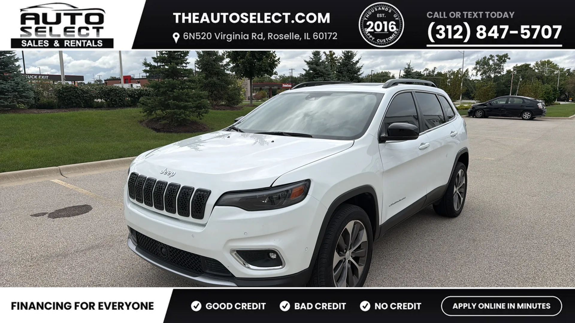 Used 2022 Jeep Cherokee Limited w/ Elite Package AWD/4WD image 1