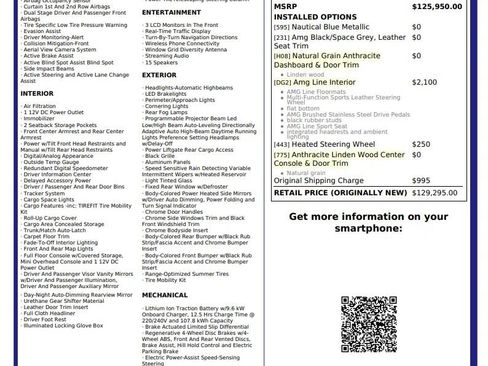 Used 2022 Mercedes-Benz EQS 580 4MATIC Sedan image 3
