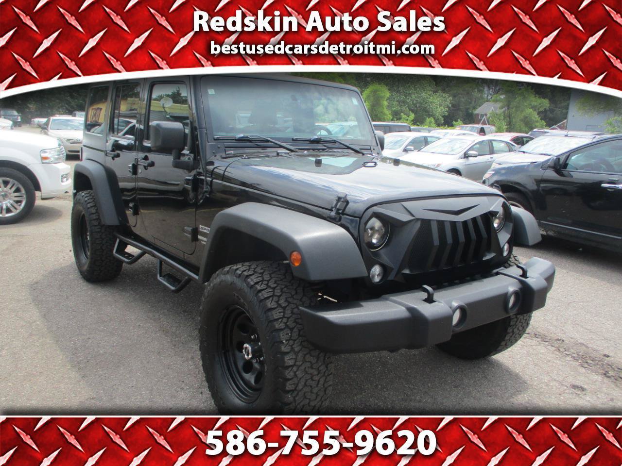 Used 2017 Jeep Wrangler Unlimited Sport w/ Quick Order Package 24S AWD/4WD image 1
