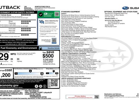 Used 2022 Subaru Outback Premium image 11