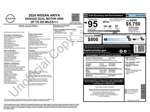 Used 2024 Nissan Ariya AWD image 3