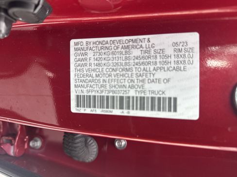 Used 2023 Honda Ridgeline RTL-E image 30