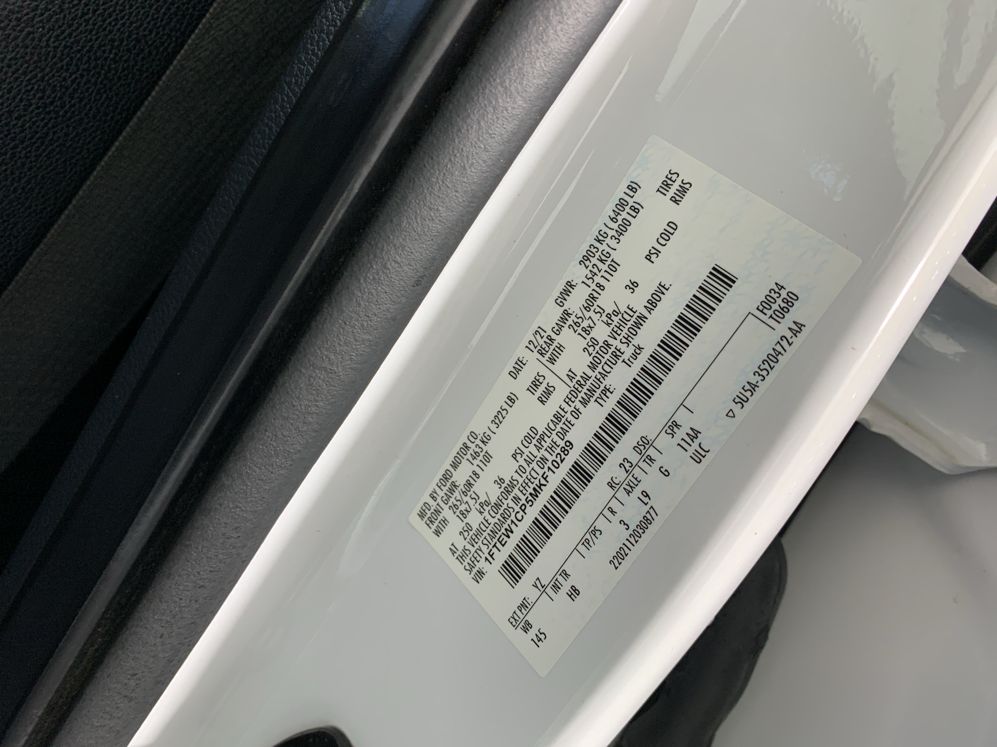 Used 2021 Ford F150 Lariat RWD image 11