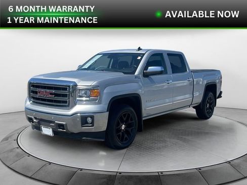 Used 2015 GMC Sierra 1500 SLT w/ SLT Crew Cab Value Package AWD/4WD image 1