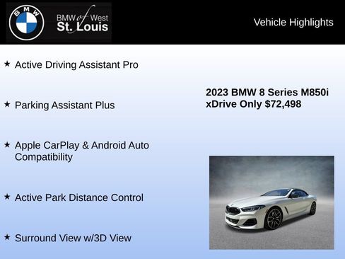 Used 2023 BMW M850i xDrive Convertible AWD/4WD image 24